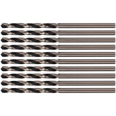 Сверла по металлу HSS черненые 2,5x57 мм (10 шт.) (33525)