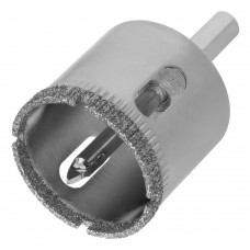 Сверло по керамической плитке и стеклу, 32 х 55 мм, шестигранный хвостовик, с центрующим сверлом Сибртех (72717)