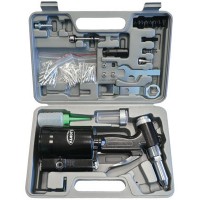 Заклепочный пистолет пневмогидравлический до 4,8 мм набор, Licota, PAV-00005K