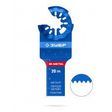 Полотно биметаллическое BIM 20 x 40 мм, 20TPI, чистый рез: металл, твердое дерево, пластик ЗУБР StarQuick 15574-20-40