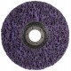 Диск зачистной полимерный 125 мм, фиолетовый, жесткий (39635М)
