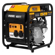 Генератор инверторный GT-3500iF, 3.5 кВт, 230 В, бак 5 л, открытый корпус, ручной старт Denzel (94705)
