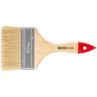 Кисть флейцевая, натур. щетина, 55% топс, лакиров.ручка, ширина 100 мм (30-0016)