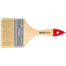 Кисть флейцевая, натур. щетина, 55% топс, лакиров.ручка, ширина 100 мм (30-0016)