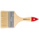 Кисть флейцевая, натур. щетина, 55% топс, лакиров.ручка, ширина 100 мм (30-0016)