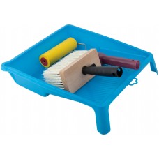 Набор для наклеивания обоев (ванночка 350х330 мм + валик прижимной 150 мм + макловица)