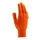 Перчатки Нейлон, ПВХ точка, 13 класс, оранжевые, XL (67845)