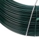 Проволока с ПВХ покрытием, зеленая 1.5 мм, длина 50 м Сибртех (47772)