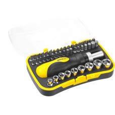 Отвертка реверсивная с насадками 46 предм. Compact-46 STAYER 25084-H46