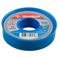 ФУМ лента 0.2 мм?12 мм?15 м 0.40 г/см? ЗУБР 12371-12-040