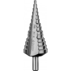 Сверло ступенчатое 4–39 мм, 14 ступеней, сталь Р6М5 ЗУБР Профессионал 29670-4-39-14_z01