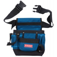 Поясная сумка для инструментов с 9 карманами и держателем для молотка нейлоновая ЗУБР 38632