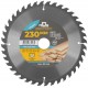 Диск пильный для циркулярных пил по дереву 230 х 30 х 40T (37669М)