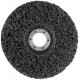 Диск зачистной полимерный, черный, посадочный диаметр 22,2 мм, 125 мм (39609)