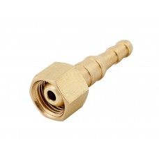 Гайка накидная КЕДР G3/8 с нипелем D6 для горелок TIG, MIG