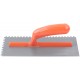 Гладилка стальная с пластиковой ручкой, 280х130 мм зубчатая, зуб 6х6 мм (05137)