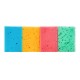Губки для посуды Coral, 95 x 64 x 36 мм, 4 шт, Home Palisad (923585)