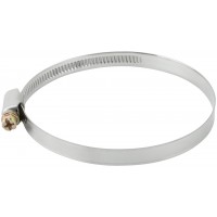 Хомут обжимной (нержавеющая сталь со сваркой) 70-90 мм (64288)