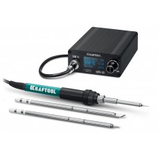 Программируемая паяльная станция KPI-10, 50 - 480°C, 100 Вт, 3 жала Т12 KRAFTOOL 55343