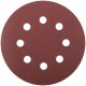 Круги шлифовальные с отверстиями (липучка), алюминий-оксидные, 125 мм, 5 шт. Р 150 (39667)
