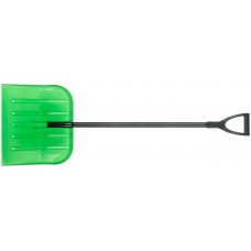 Лопата для уборки снега Профи поликарбонатная, алюминиевый черенок, средняя 460х400х1380 мм (68114)