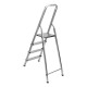 Стремянка, 4 ступени, алюминиевая, Сибртех (97714)