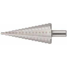 Сверло ступенчатое HSS по металлу, 15 ступеней, 4-32 мм