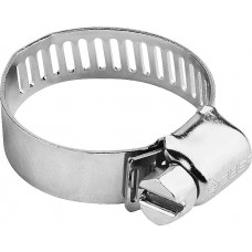 Хомут стальной Х-8П 8 - 13 мм, просечная лента 8 мм, цинк, 10 шт ЗУБР 37803-08-13-10