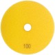 Алмазный гибкий шлифовальный круг АГШК (липучка), влажное шлифование, 125 мм, Р 100 (39882)