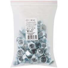 Гайка самоконтрящаяся с нейлоновой вставкой М12 50 шт DIN 985 Фасовка (28712-0)