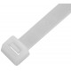 Хомуты нейлоновые для проводов, белые 100 шт., 7,6х300 мм (60381)