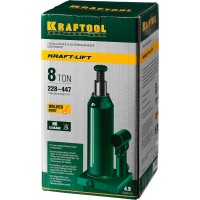Домкрат бутылочный гидравлический 8 т, 230 - 457 мм KRAFT-LIFT KRAFTOOL 43462-8
