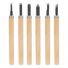 Набор резцов по дереву, 6 шт, Sparta (246065)