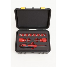 Набор торцевых головок искробезопасных 1/4, 8 предметов AlCu, HORTZ