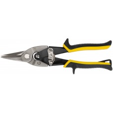 Ножницы по металлу усиленные CrV Профи, прорезиненные ручки, прямые 260 мм (41573)