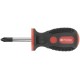 Отвертка Универсал, CrV сталь, прорезиненная ручка 6х38 мм РН2 (55112)