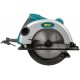 Пила дисковая 1200 Вт; 5000 об/мин; 185/20 мм; 3,4 кг; жел. опора; рез. накл.; б/с щеток; блок шпинд.; коробка (80402)
