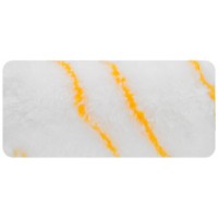 Ролик сменный полиакриловый белый с желтой полосой 