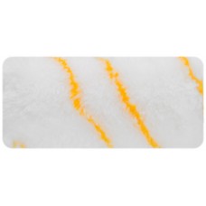 Ролик сменный полиакриловый белый с желтой полосой 