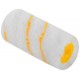 Ролик сменный полиакриловый белый с желтой полосой миди, диам. 30/54 мм; ворс 12 мм, 100 мм (02623)