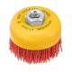 Щетка для УШМ, 75 мм, Чашка, нейлоновая щетина, М14 Denzel (74465)