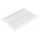 Вентиляционная решетка, пластиковая, 170 х 240 мм, с сеткой (75041)