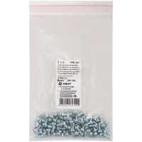 Винт с полуцилиндрич. головкой с полной резьбой оцинков. DIN 7985 3х8 100 шт Фасовка (27691-0)