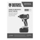 Винтоверт ударный аккумуляторный бесщет CID-IB-200-0, 18В Li-Ion Denzel (26511)