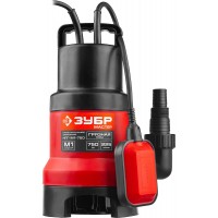 Насос дренажный для грязной воды 750 Вт ЗУБР НПГ-М1-750