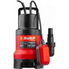 Насос дренажный для грязной воды 750 Вт ЗУБР НПГ-М1-750