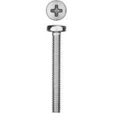 Винт с полусферической головкой M4?30 мм DIN 7985 кл. пр. 4.8 цинк 10 шт ЗУБР 303156-04-030