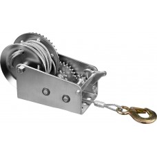 Лебёдка ручная барабанная тяговая тросовая 0.9 т, 8 м ЗУБР Профессионал 43113-0.9_z01