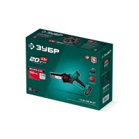 ЗУБР 20 В, 150 мм шина, 1 АКБ LMS (2 Ач), мини-пила цепная аккумуляторная (ПЦБ-2015-21)