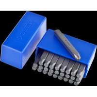 Клейма штамповочные буквенные 6 мм латиница Профессионал ЗУБР 21505-06